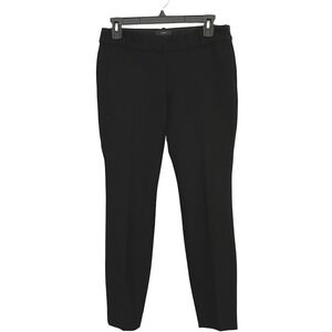 J.Crew Women's Wool-Blend Slim Ankle Work Pants Sz 0 Black Minnie Career Stretch